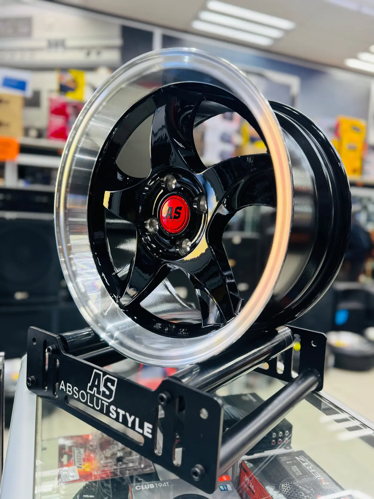 15” As-Rxi Blades Dished Gloss Black 1