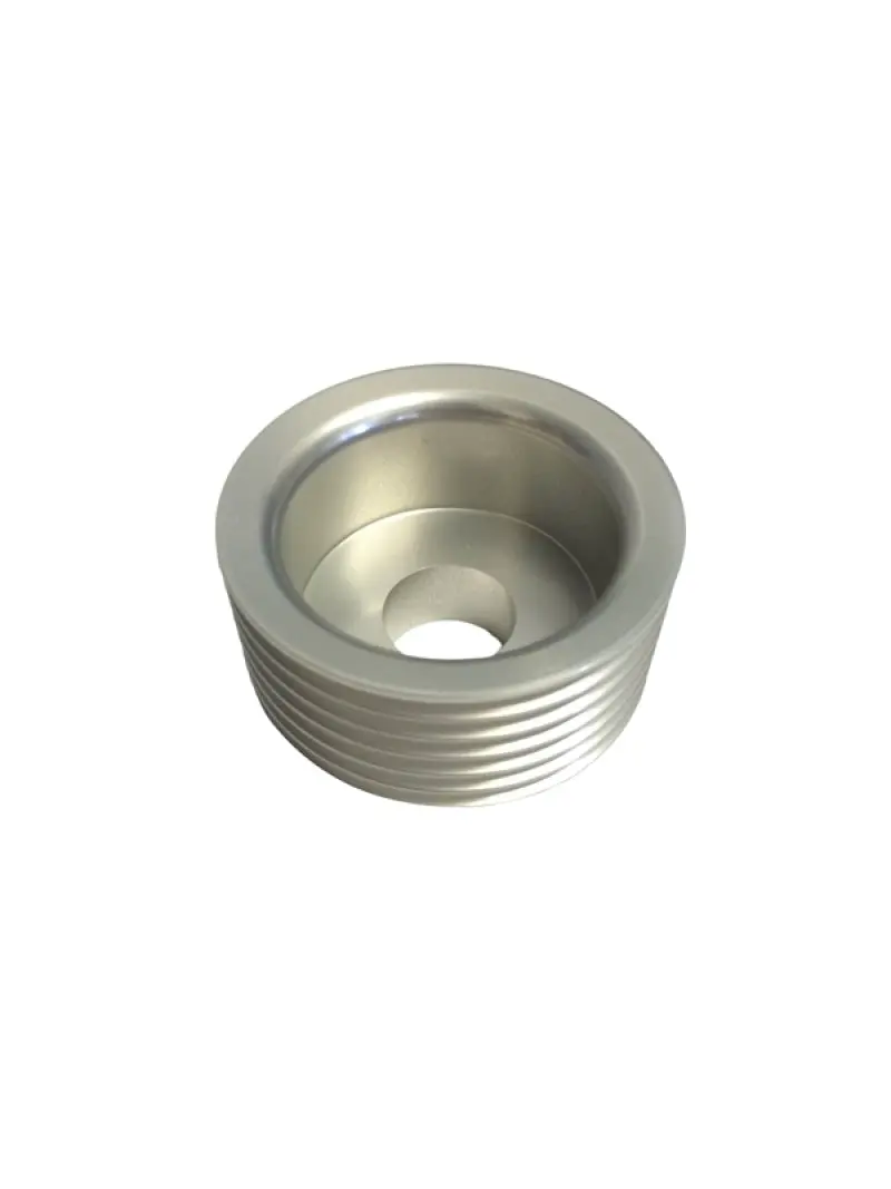 Torque Solution Lightweight Alternator Pulley (Silver): Hyundai Genesis Coupe 3.8 2010+ 1