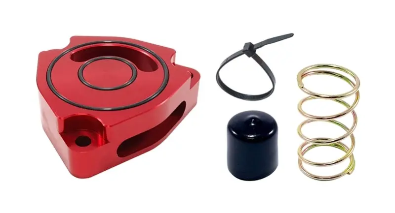 Torque Solution Blow Off Bov Sound Plate (Red) 11+ Hyundai Veloster Turbo 1