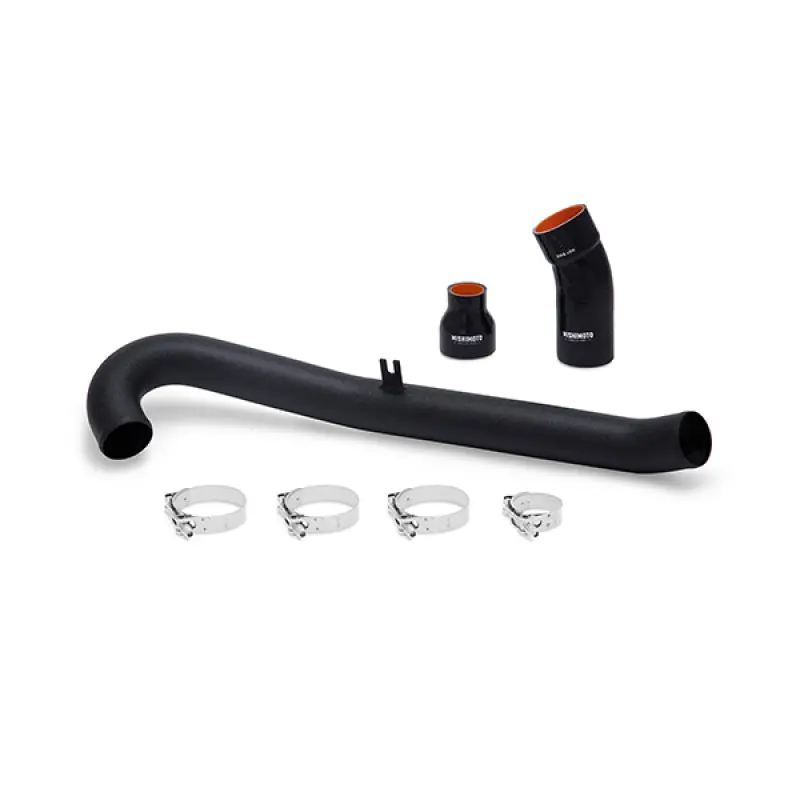 Mishimoto 2014+ Ford Fiesta St Hot-Side Intercooler Pipe Kit - Wrinkle Black 2