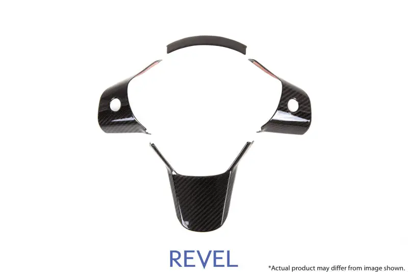Revel Gt Dry Carbon Steering Wheel Insert Covers Tesla Model 3 - 3 Piece 1