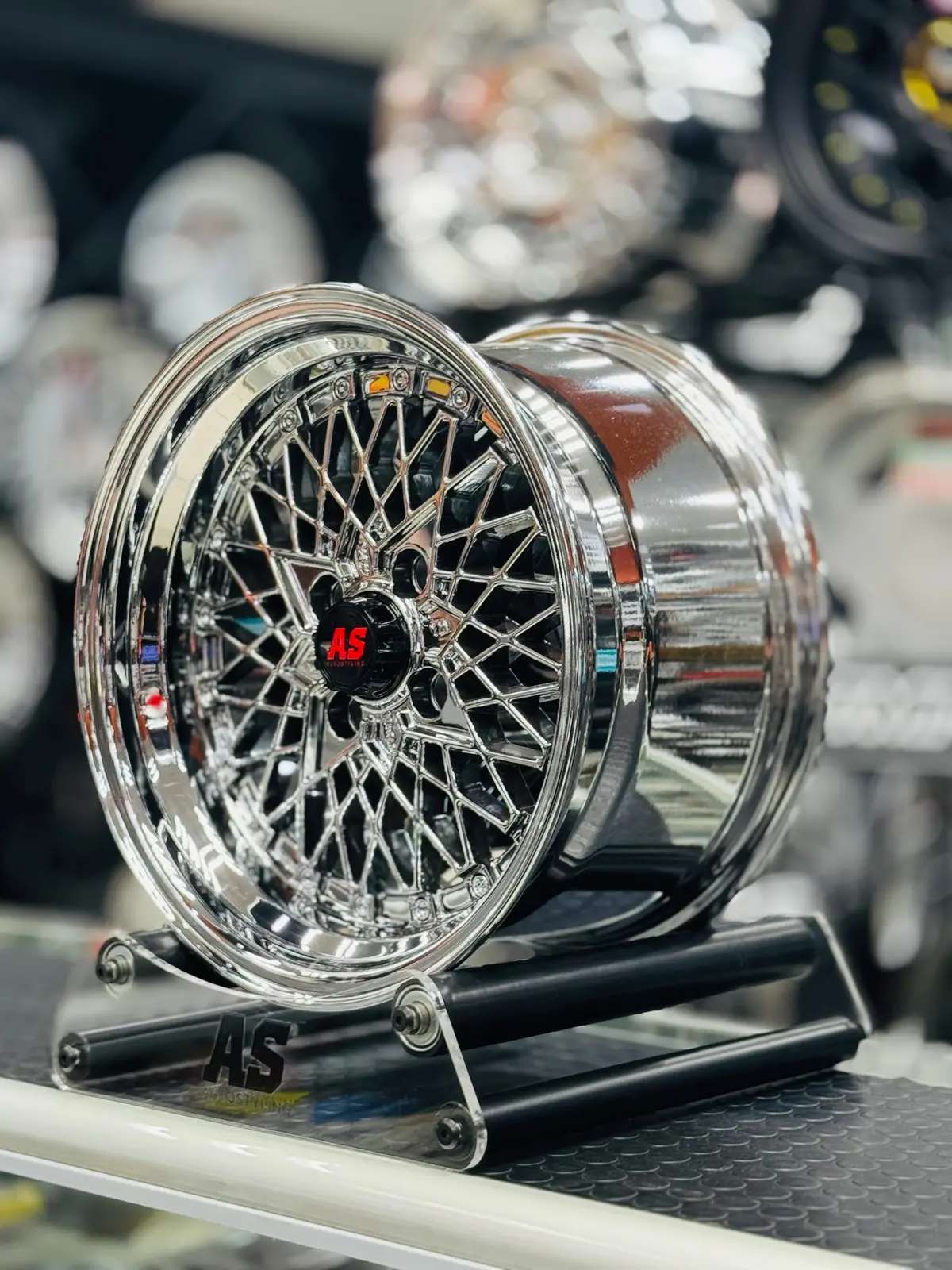 15” As-Sr 4/100 Black Chrome 1
