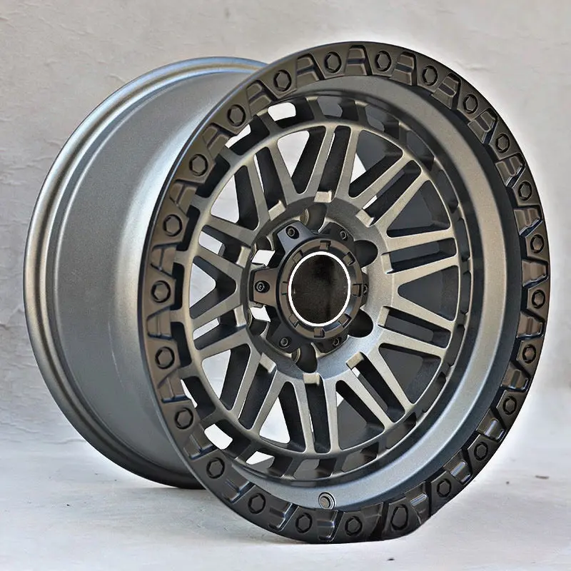 17” As-F87 Gm 4X4 Rims 6/139 Pcd Gunmetal 1