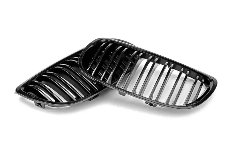 Bmw E92 Face  Lift M4 Gloss Black Kidney Grills 1