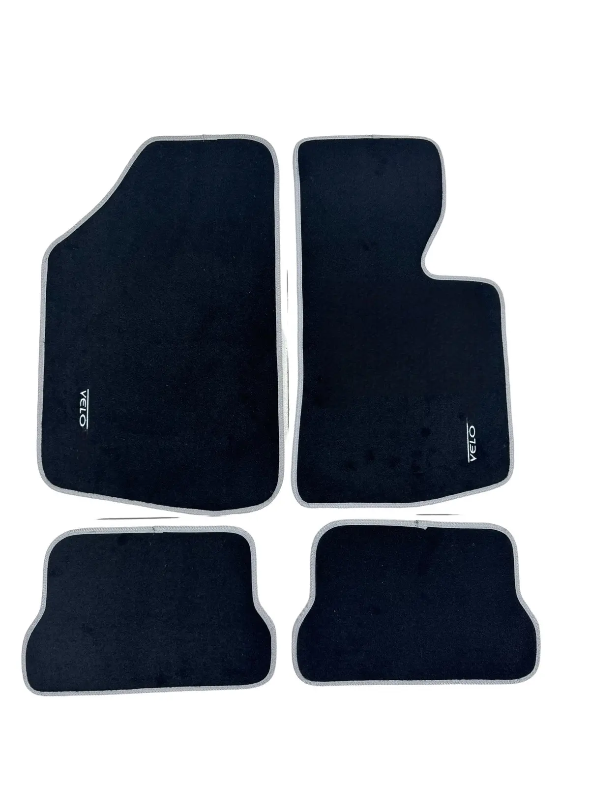 Mk1 Golf  Velo- Citi Carpet Set Blk With Grey Trim ( 4Pce ) 1