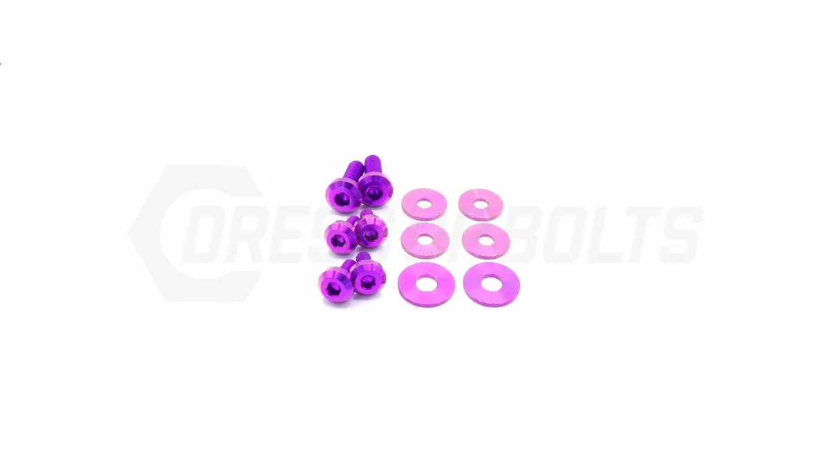 Dress Up Bolts Titanium Hardware Kit - Verus Engineering Turbo Heat Shield (Toyota Supra Mkv) 6