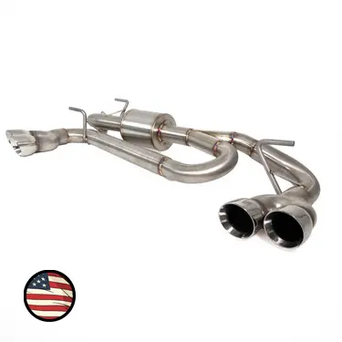 Axleback Exhaust - 2024+ Impreza - 5" Muffler - Quad Exit - 3" Double Wall Tips 1