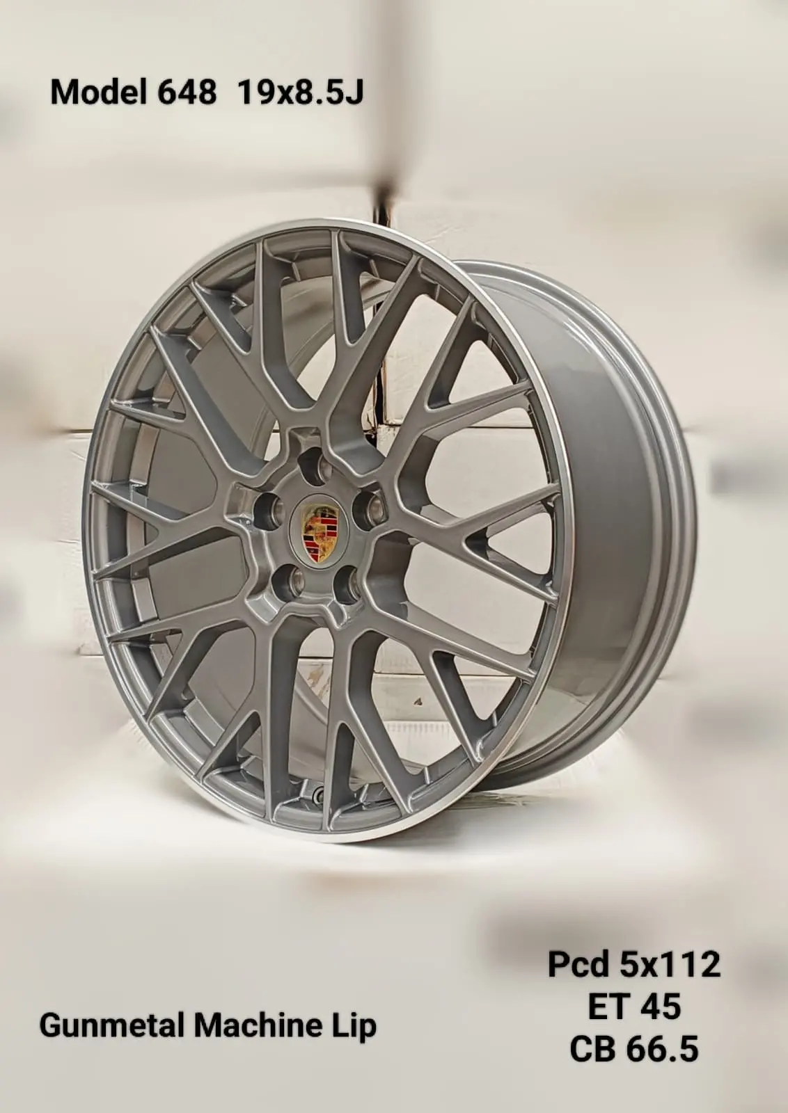 19” As-Porsh  5X112 Matt Gunmetal Wheels 1