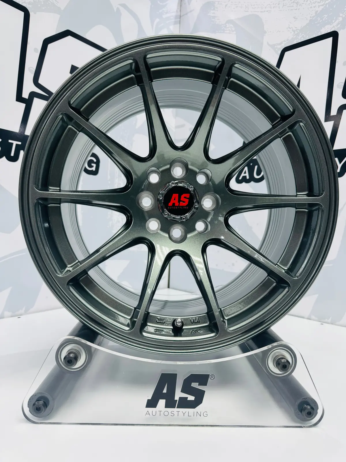 15” As - Xxr M7182 4X100 4X108 Gloss Grey 1