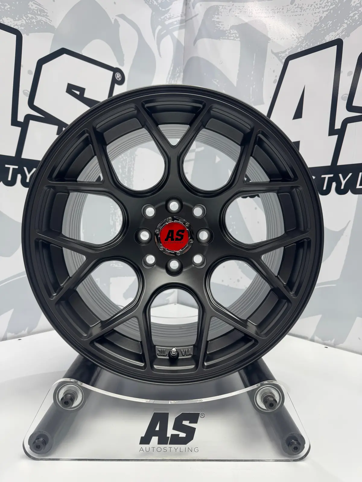 15” As- 7553 4/100 4/114 Gunmetal Wheels 1