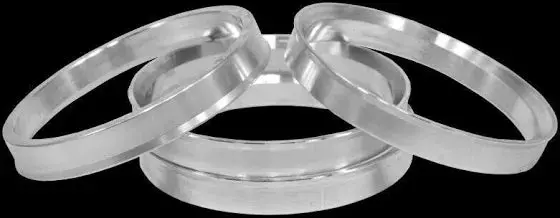 Spigot Rings Set Of 4 (74.1 -72.6) ( Aluminium For Bmw ) 2
