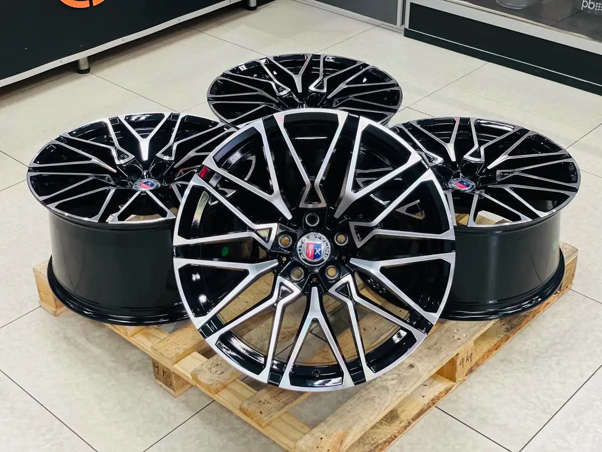 20” As- Bm X5 5063  5/120 Black Machine Face 1