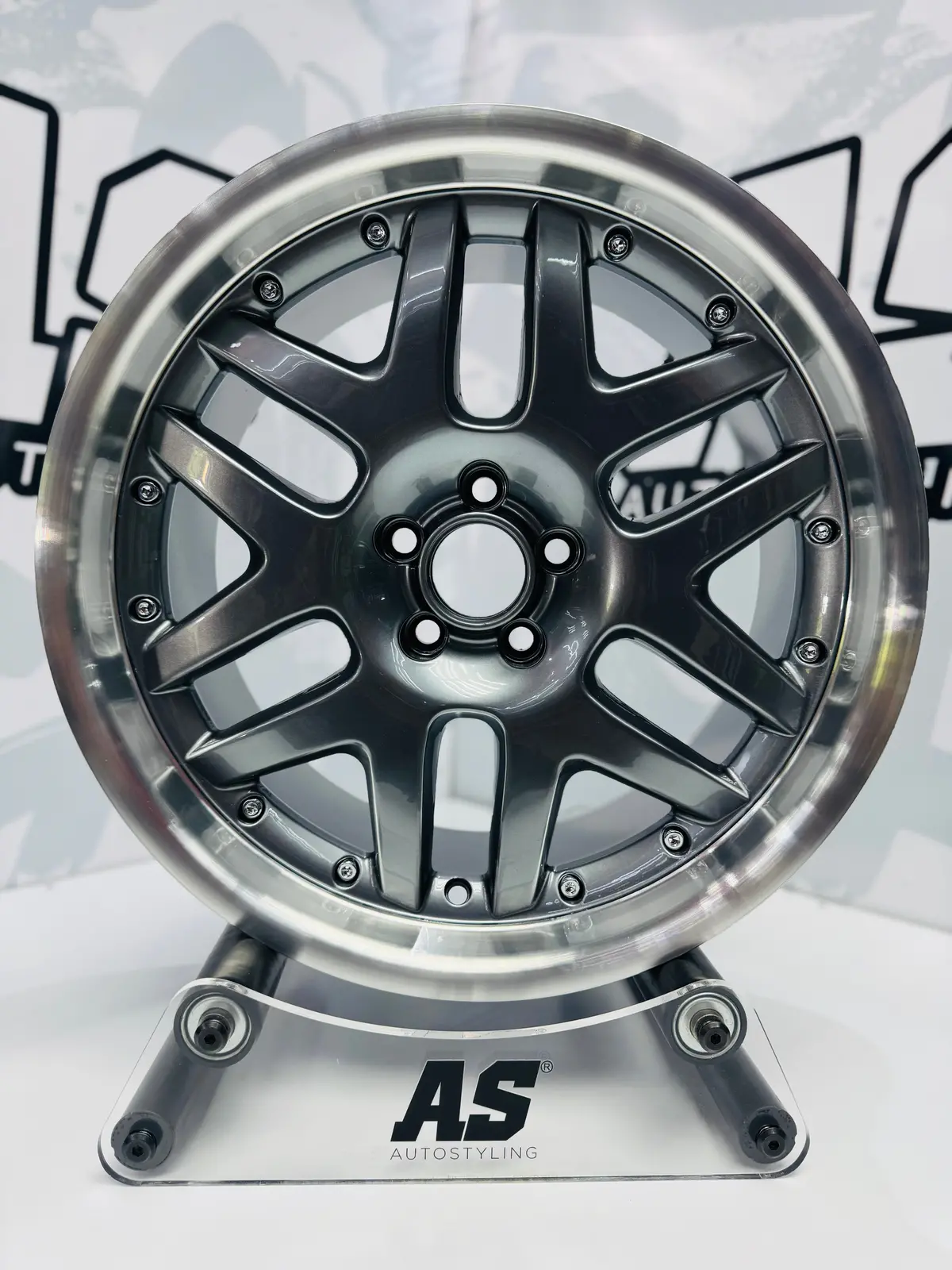 17" As- Tdi San Marino Reps 5/100 Gunmetal Wheels 1