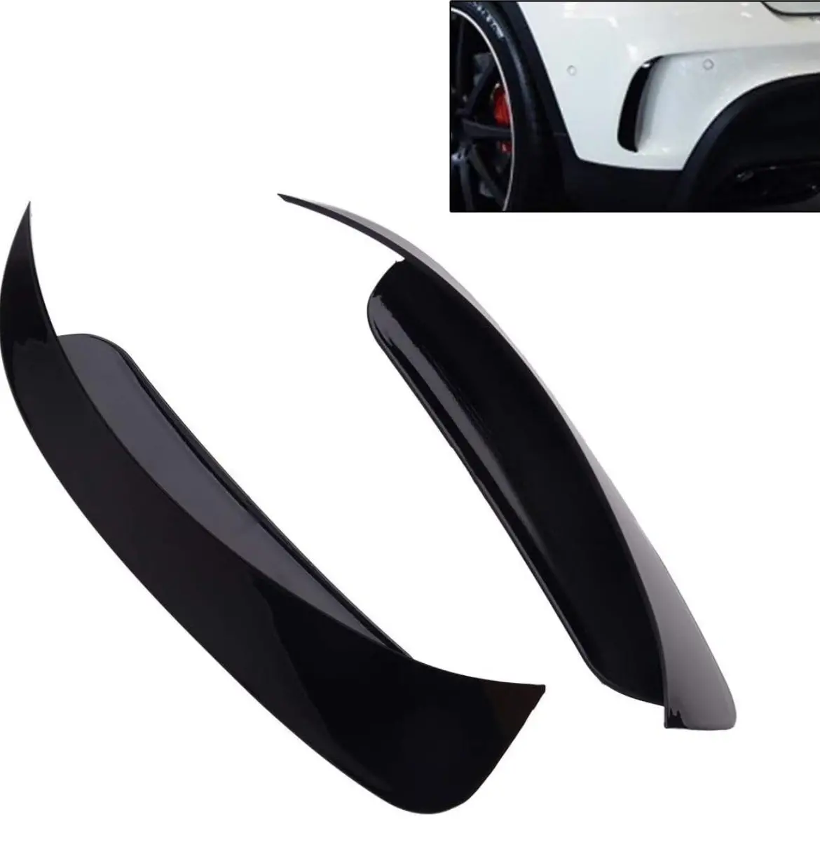 Gla Rear Bumper Canards 1