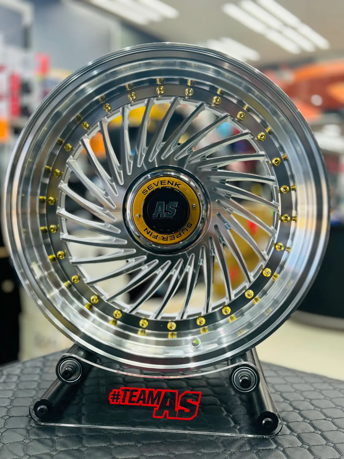 17” As Superfin (Q) 4X100 & 4X108 Silver  Wheels 1