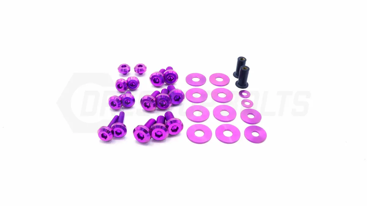 Dress Up Bolts Titanium Hardware Hood Kit - Bmw E9x 335I (2007-2013) 6