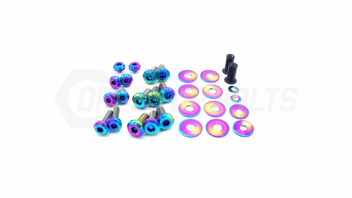 Dress Up Bolts Titanium Hardware Hood Kit - Bmw E9x 335I (2007-2013) 6