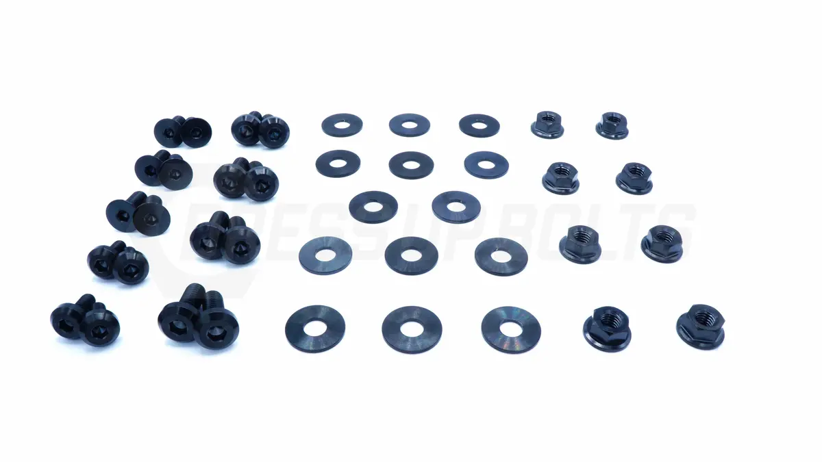 Dress Up Bolts Titanium Hardware Door Kit - Bmw E82 135I (2007-2012) 4