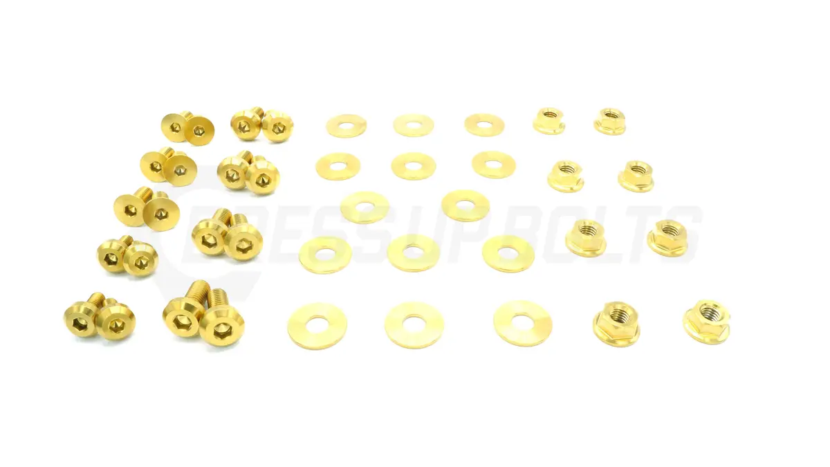 Dress Up Bolts Titanium Hardware Door Kit - Bmw E82 135I (2007-2012) 3