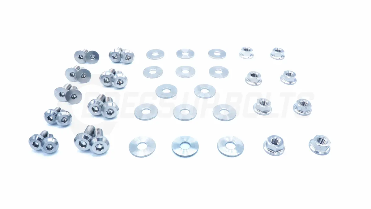 Dress Up Bolts Titanium Hardware Door Kit - Bmw E82 135I (2007-2012) 6