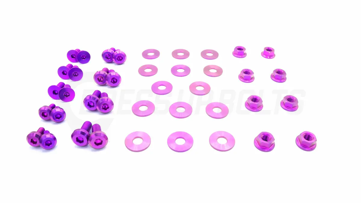 Dress Up Bolts Titanium Hardware Door Kit - Bmw E82 135I (2007-2012) 1