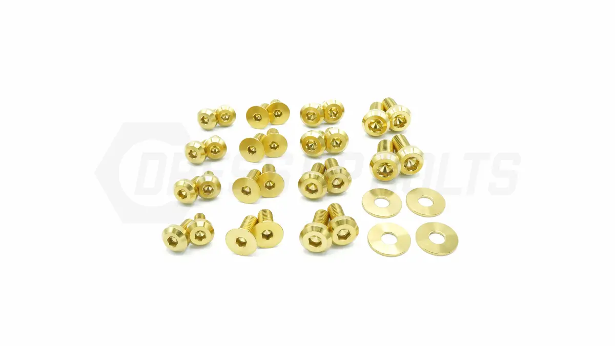 Dress Up Bolts Titanium Hardware Door Kit - Bmw F30 335I (2012-2015) 4