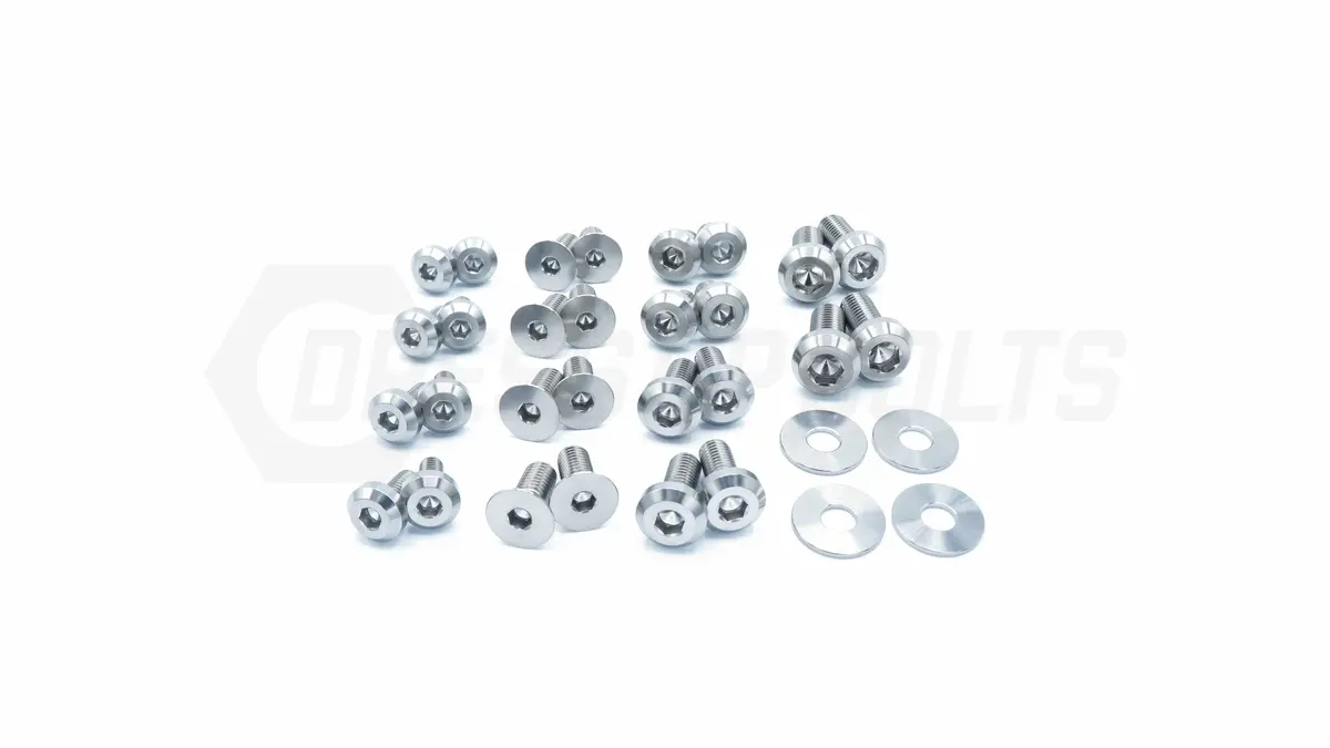 Dress Up Bolts Titanium Hardware Door Kit - Bmw F30 335I (2012-2015) 6