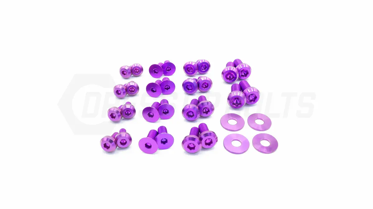 Dress Up Bolts Titanium Hardware Door Kit - Bmw F30 335I (2012-2015) 1