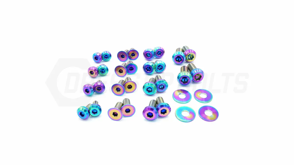 Dress Up Bolts Titanium Hardware Door Kit - Bmw F30 335I (2012-2015) 6