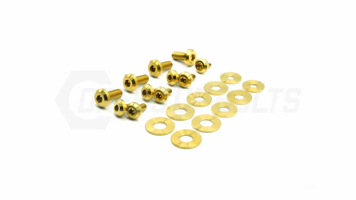 Dress Up Bolts Titanium Hardware Hood Kit - Bmw E46 M3 (2000-2006) 3
