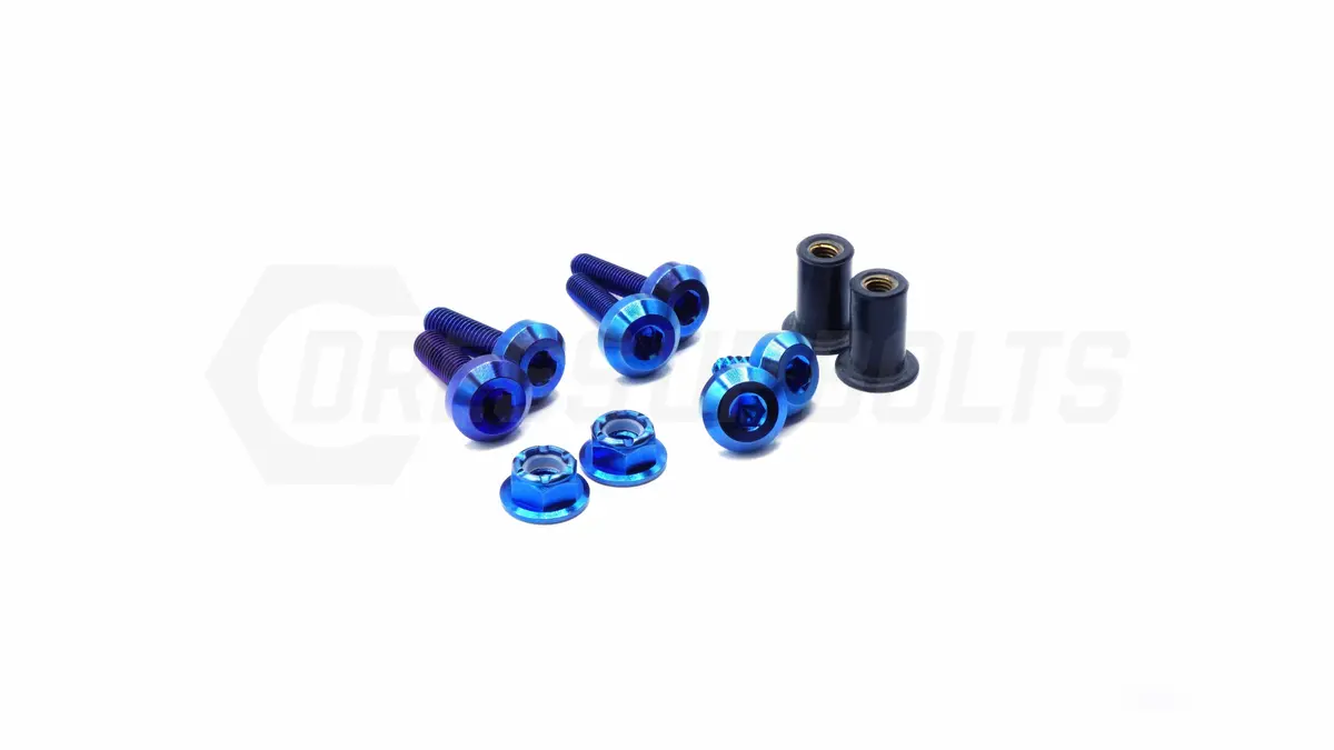 Dress Up Bolts Titanium Hardware Air Intake Scoop Kit - Bmw E46 M3 (2000-2006) 2
