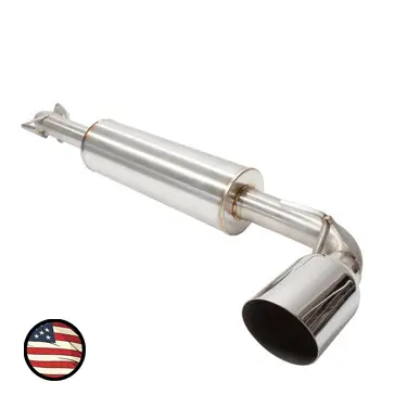 Axleback Exhaust - Brz/Gt86 2017-2021 - Single Exit Ultra Quiet Track Pipe - 4" Single Wall Tip 1