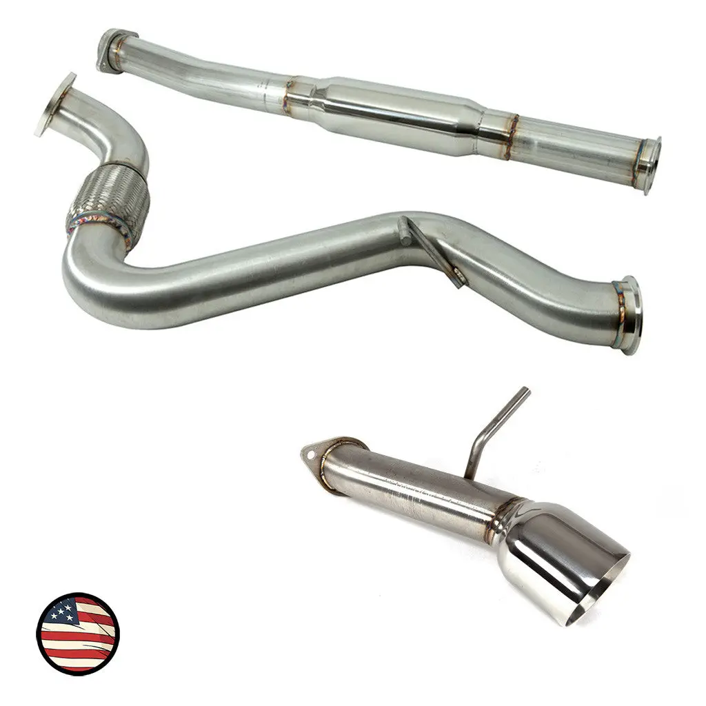 Catback Exhaust - 2017-21 Brz / Gt86 - Muffler Delete - Single Exit Track Exhaust 1