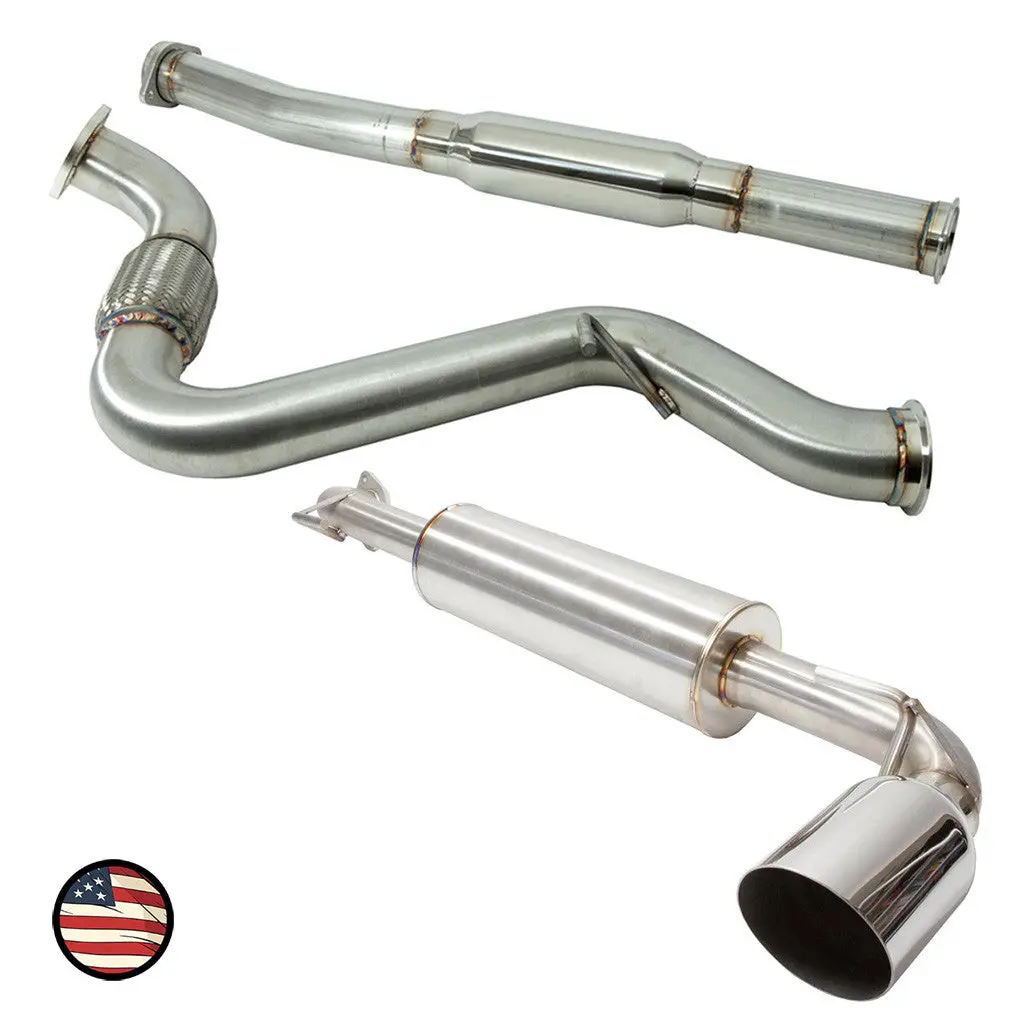 Catback Exhaust - 2017-21 Brz / Gt86 - Ultra Quiet - Single Exit Track Exhaust 1