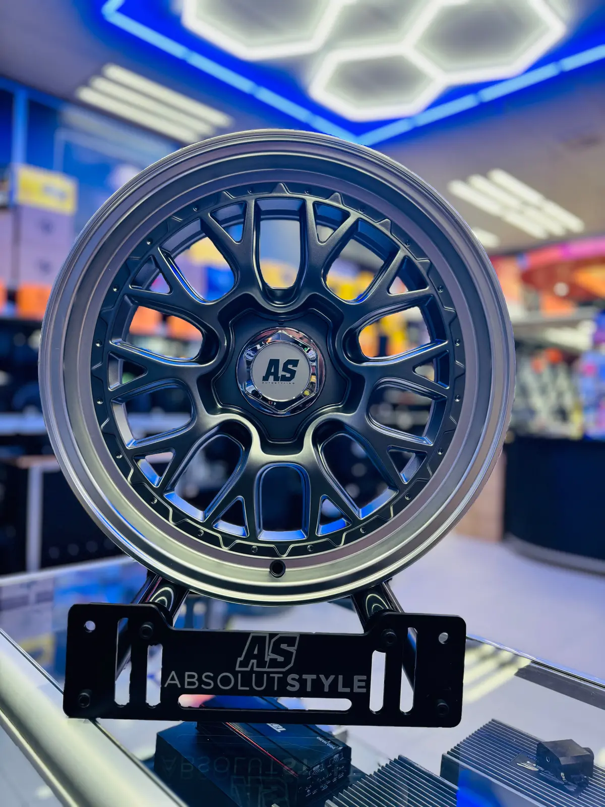 17" As- Lsr  5/100 Matt Grey Wheels 1