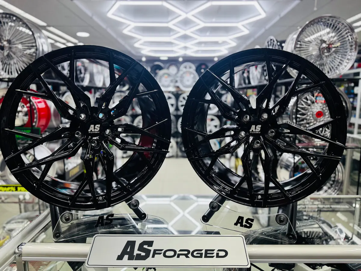 22”  As-035 Forged Bmw  X5 Rims 5/120 Gloss Black 1