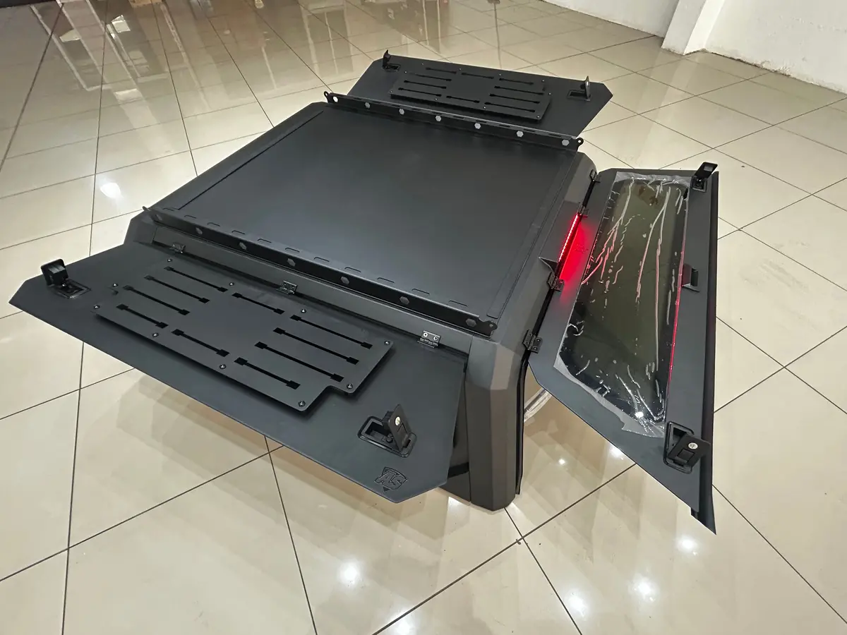 Ford Ranger T9 2023+ Black Steel Rambo Canopy 1