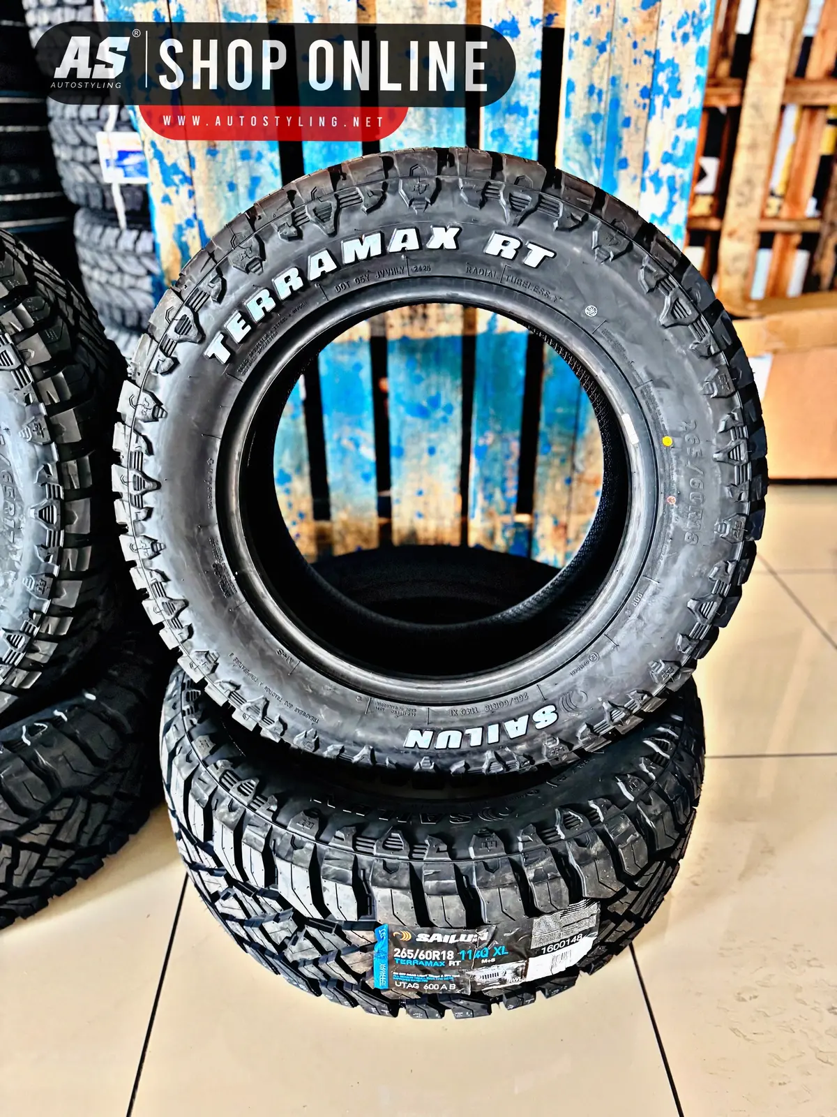 265/65 /18 Sailun R/T Tyre White Letters 1