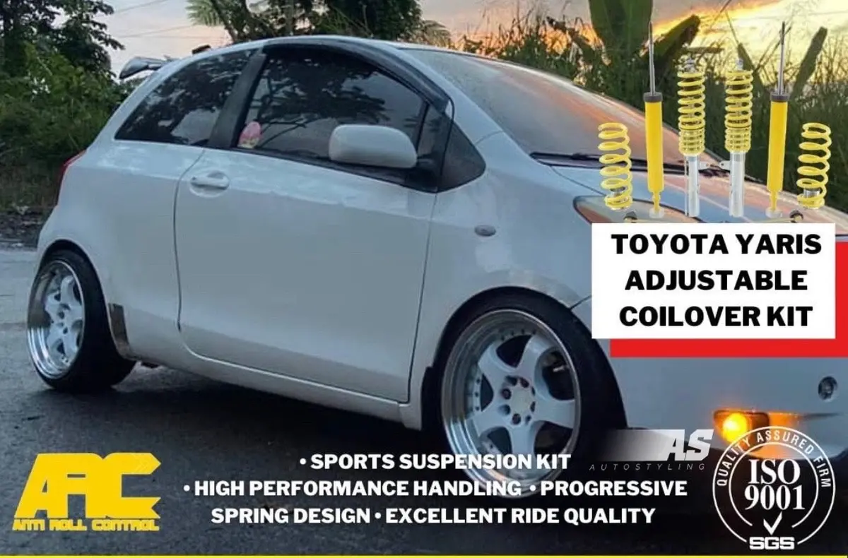 Arc Toyota Yaris Coilovers Yellow Or Blue 1