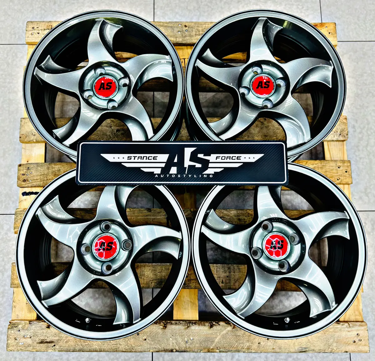 15” As-Rxi Blades Gunmetal 1