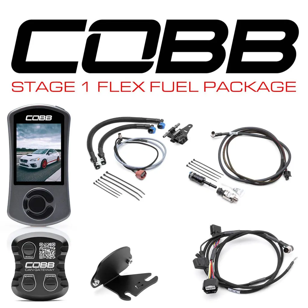 Cobb 2018-2021 Subaru Wrx Stage 1 Can Flex Fuel Power Package 1