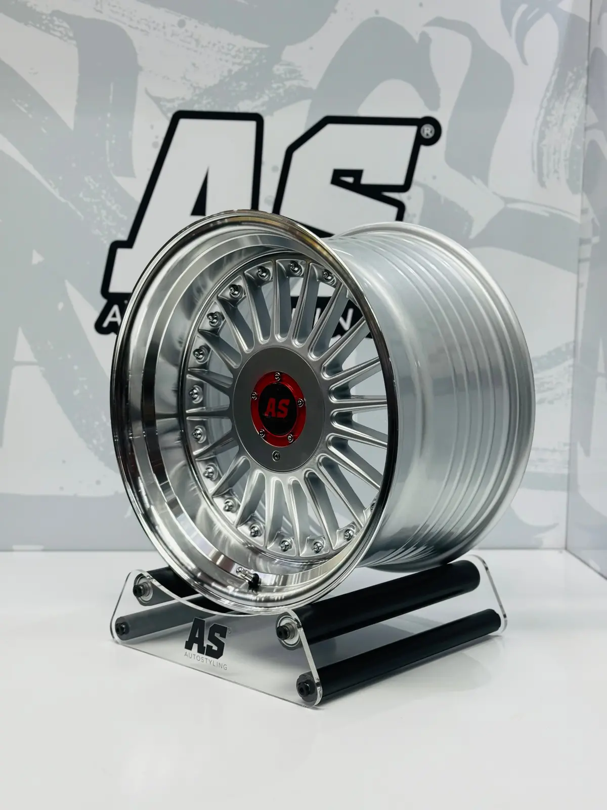 17'' New 10J As-Pina Silver 4/100 & 4/114 Multi Pcd 1