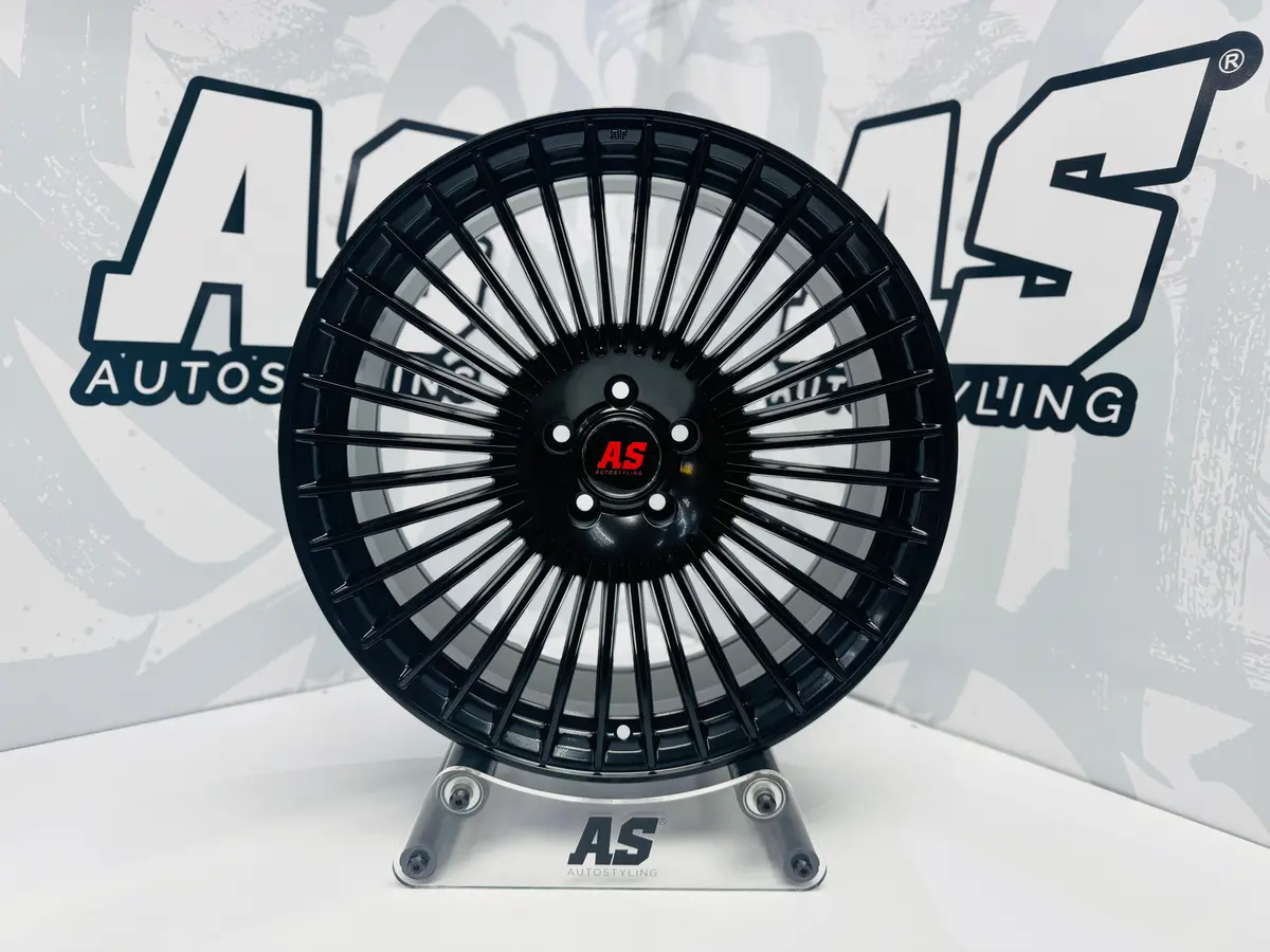 20″ 5/112 Velvet Black Alloy Wheels 1