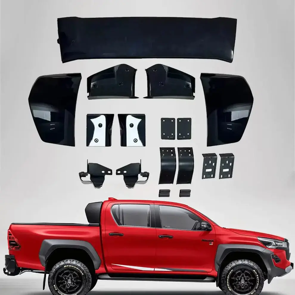 Toyota Hilux (16-On) Gr Sport Style Gloss Black Sports Bar 1