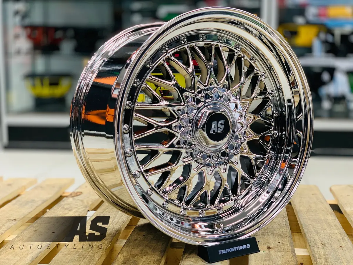 18” As- Mesh 5/100 5/120 Silver Chrome 1