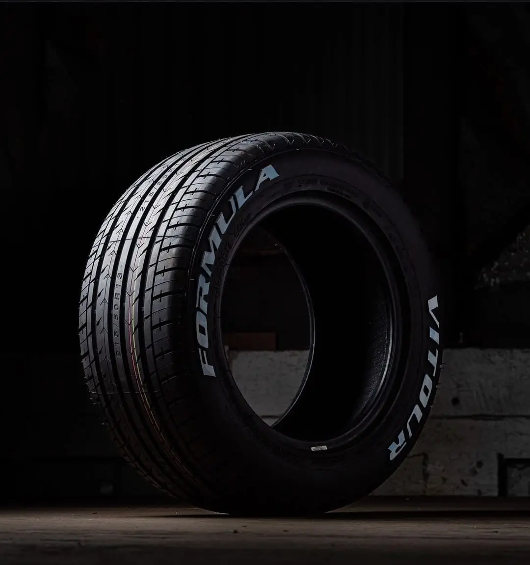 215/50/13 Vitour Formula Tyre White Letters 1