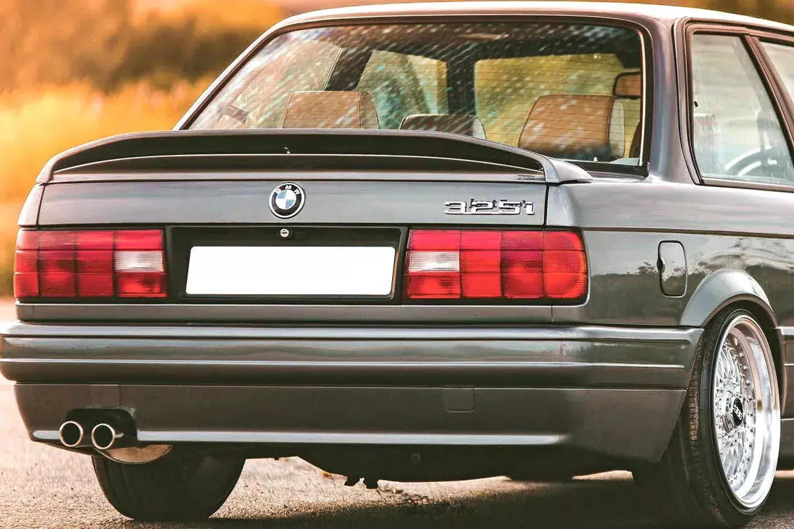 Bmw E30 Plastic Mtech 2 Boot Spoiler 1