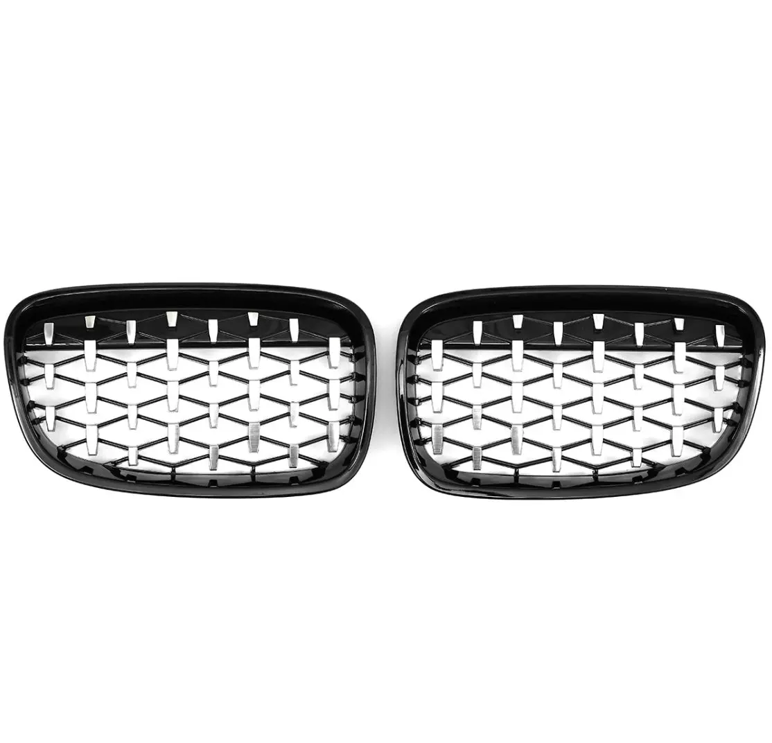 Bmw F20/21 1Series Facelift Million Star Kidney Grills  Silver Diamond 1