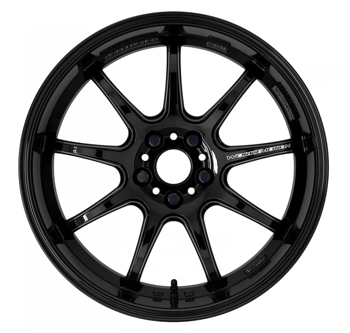 Work D9r 19X9.5 +12 Gloss Black 5X114.3 2
