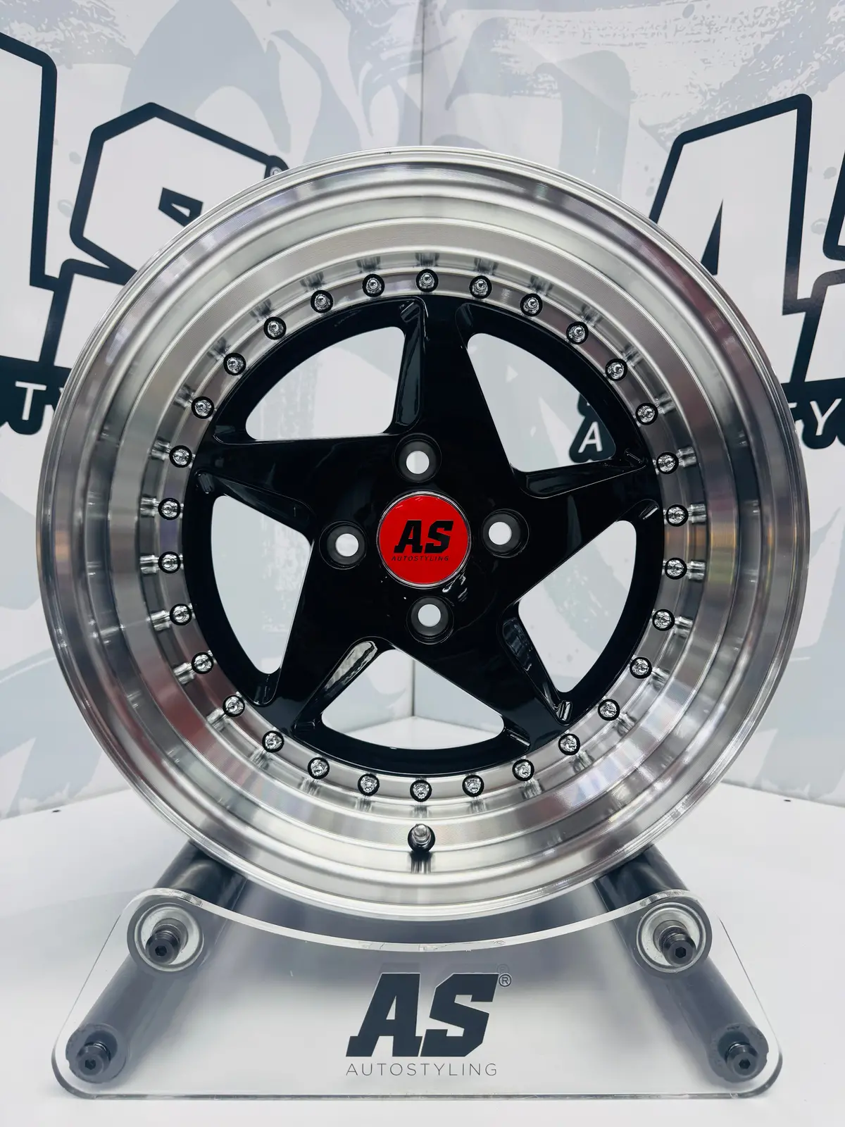 15” As- Rari  M7906 4/100 Blk 1